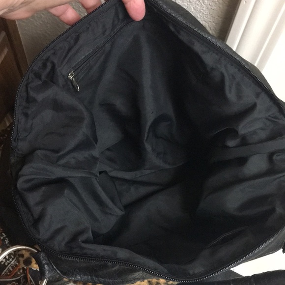 Faux Fur Animal Print Satchel/Hobo Purse - Picture 10 of 13